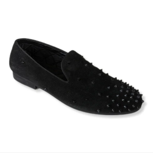 Steve Madden | Shoes | Steve Madden Mens Black Suede Studded  display picture 1
